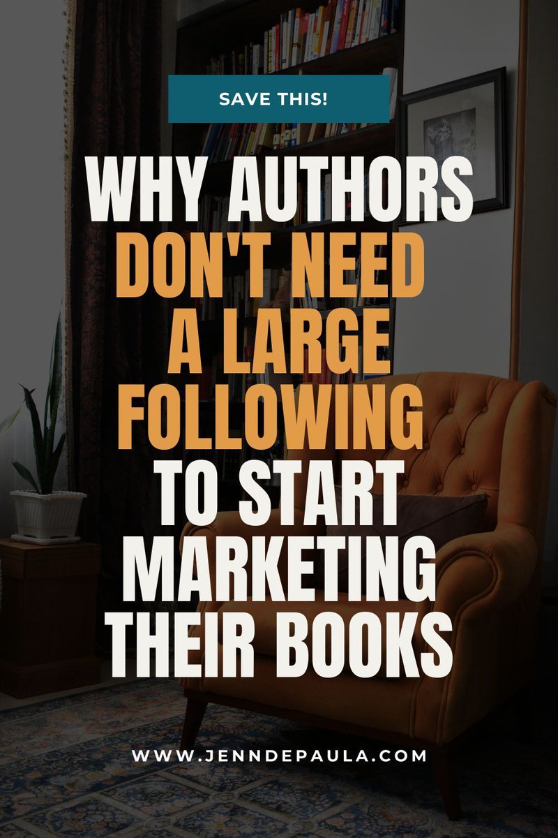 BrantForseng's tweet image. Why Authors Don't Need a Large Following to Start Marketing Their Books | buff.ly/EDQGAXZ | by Jenn Hanson-dePaula | #bookmarketing