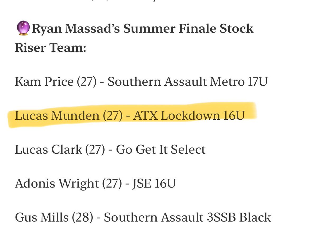 Luke Munden (@luke_munden24) on Twitter photo Thank you <a href="/TexasHoopsGASO/">TexasHoops/GASO ๐</a> and <a href="/GASOMass/">Ryan Massad ๐</a> for mentoring me on โSummer Finale Stock Riser Teamโ Thank you <a href="/TexasHoopsGASO/">TexasHoops/GASO ๐</a> and <a href="/GASOMass/">Ryan Massad ๐</a> for mentoring me on โSummer Finale Stock Riser Teamโ