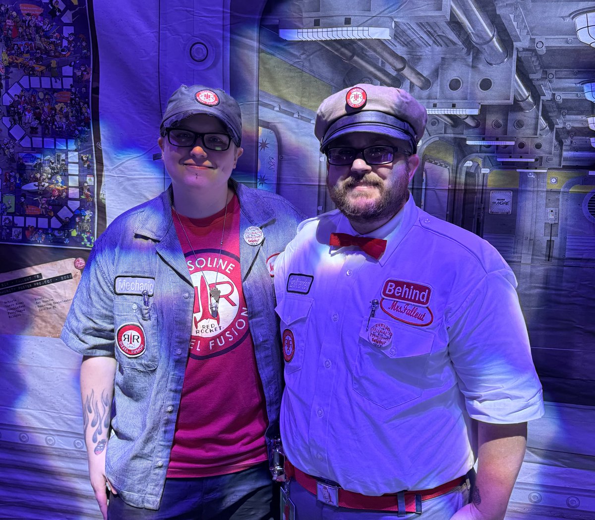 mrsfallout's tweet image. GCX DAY 1 ✅
Red Rocket Service Attendant & Mechanic/Mr&Mrs.Fallout 💙