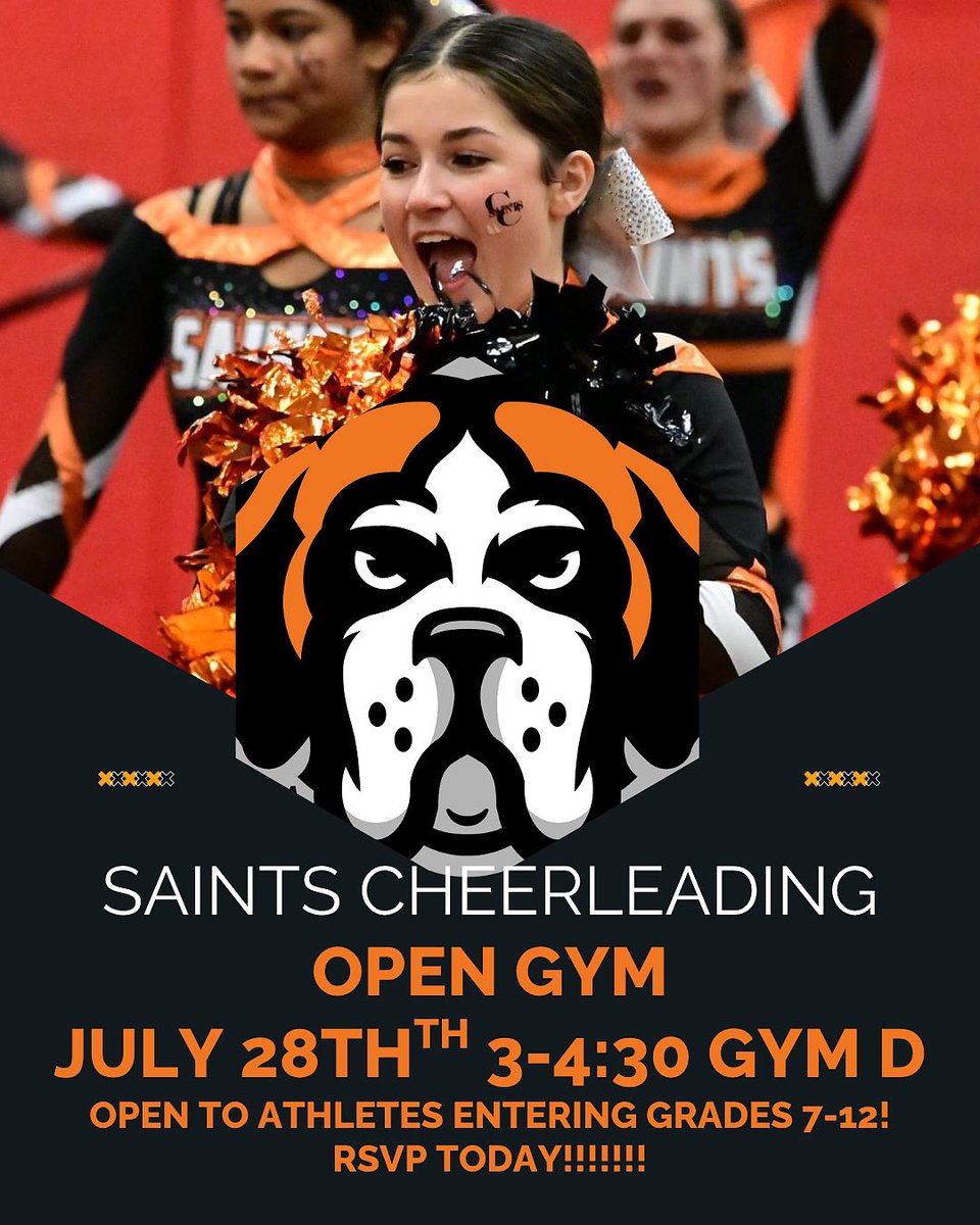 Our Final Open Gym is THIS MONDAY 3-4:30! RSVP here and take advantage of this opportunity!
docs.google.com/forms/d/e/1FAI…