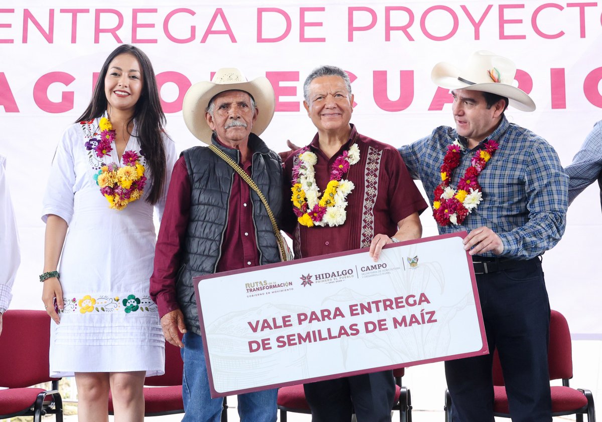 Acciones que responden con hechos a las verdaderas necesidades de las familias hidalguenses. 🌾🤝

#RutasDeLaTransformación
#PrimeroElPueblo