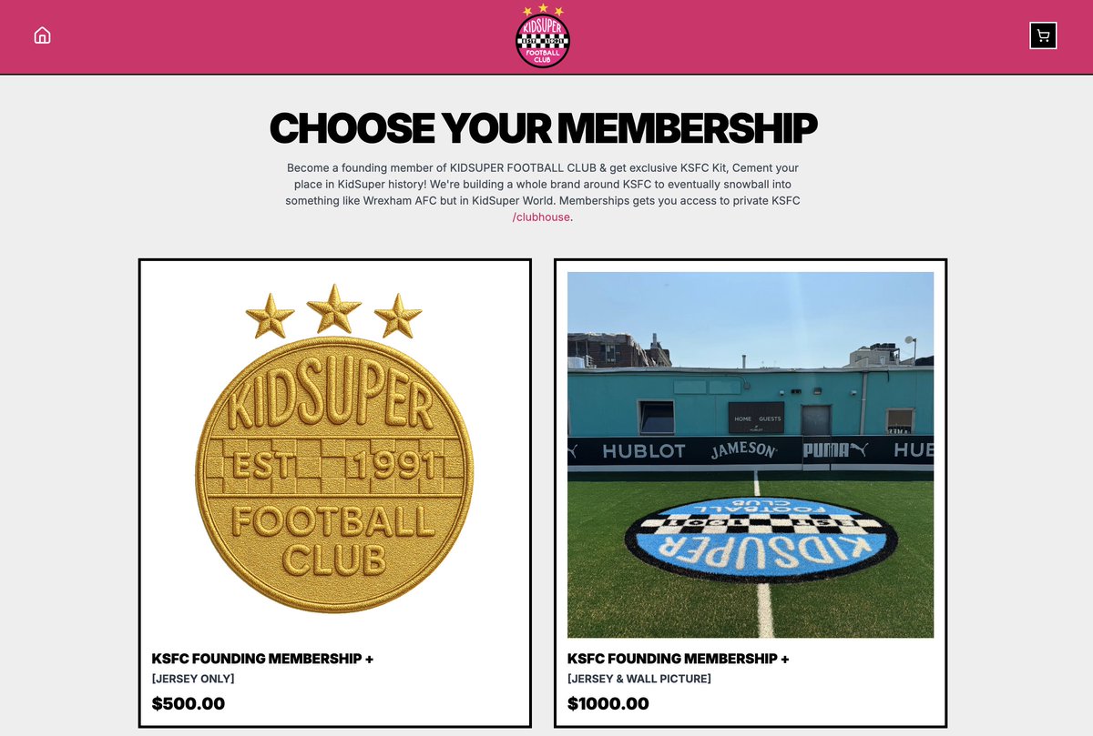 is__thinking's tweet image. "everything's is fake until its real"
KSFC you might not think is a real team right now but i would want to own apart of a team if i could and thats what we are tryna do with membership fees eventually
kidsuper.com/fc
we've done alot cool stuff but this is by far the…