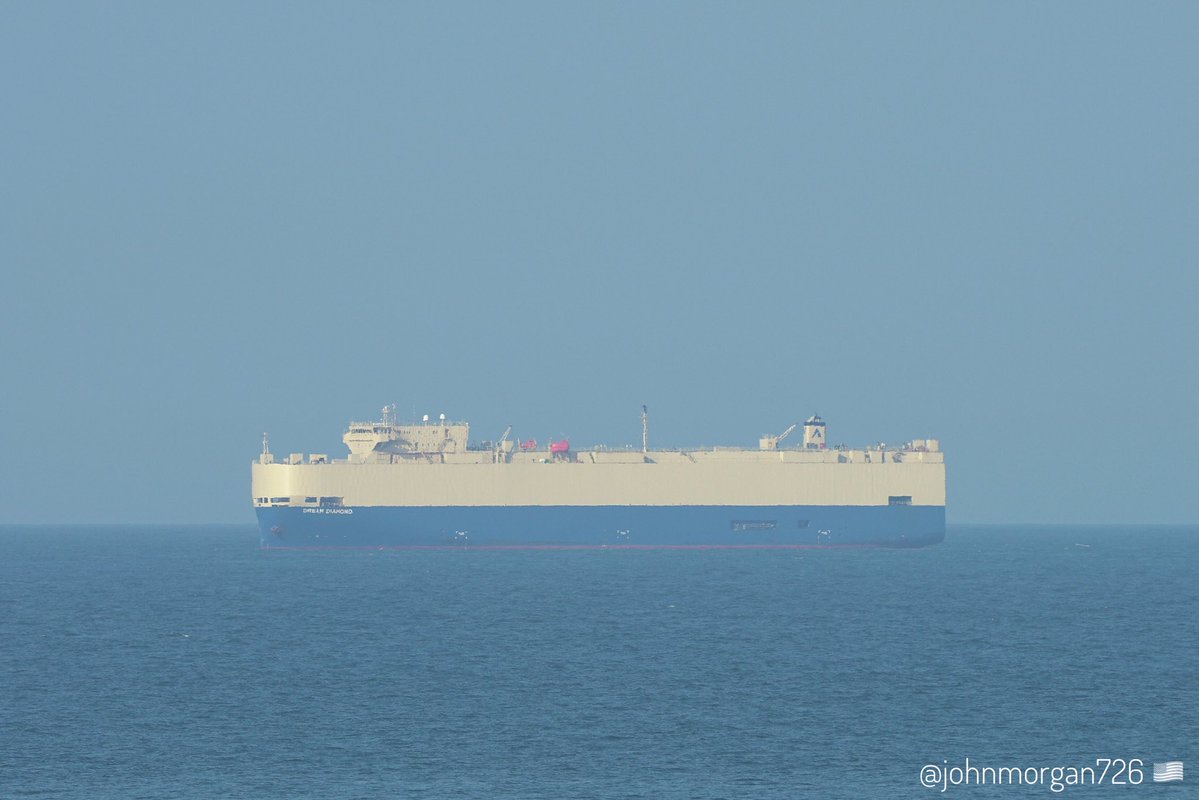 johnmorgan726's tweet image. The DREAM DIAMOND, IMO:9325788 en route to Baltimore, Maryland @BShipspotting @BaltoChes flying the flag of Panama 🇵🇦. #ShipsInPics #VehicleCarrier #RoRoShip #DreamDiamond