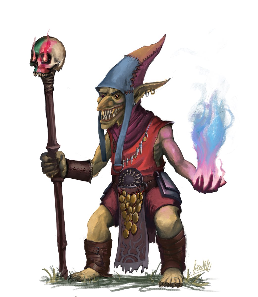 hudon_bertrand's tweet image. Le Nilbog! L&apos;un de mes monstres préféré de DnD.

The Nilbog! One of my favorite DnD monsters.

#goblin #dnd #creaturedesign #creatureart #nilbog #fantasy #magic #wizardofthecoast #rpg #jdr #illustration #medievalfantasy #digitalart #digitalillustration #painting