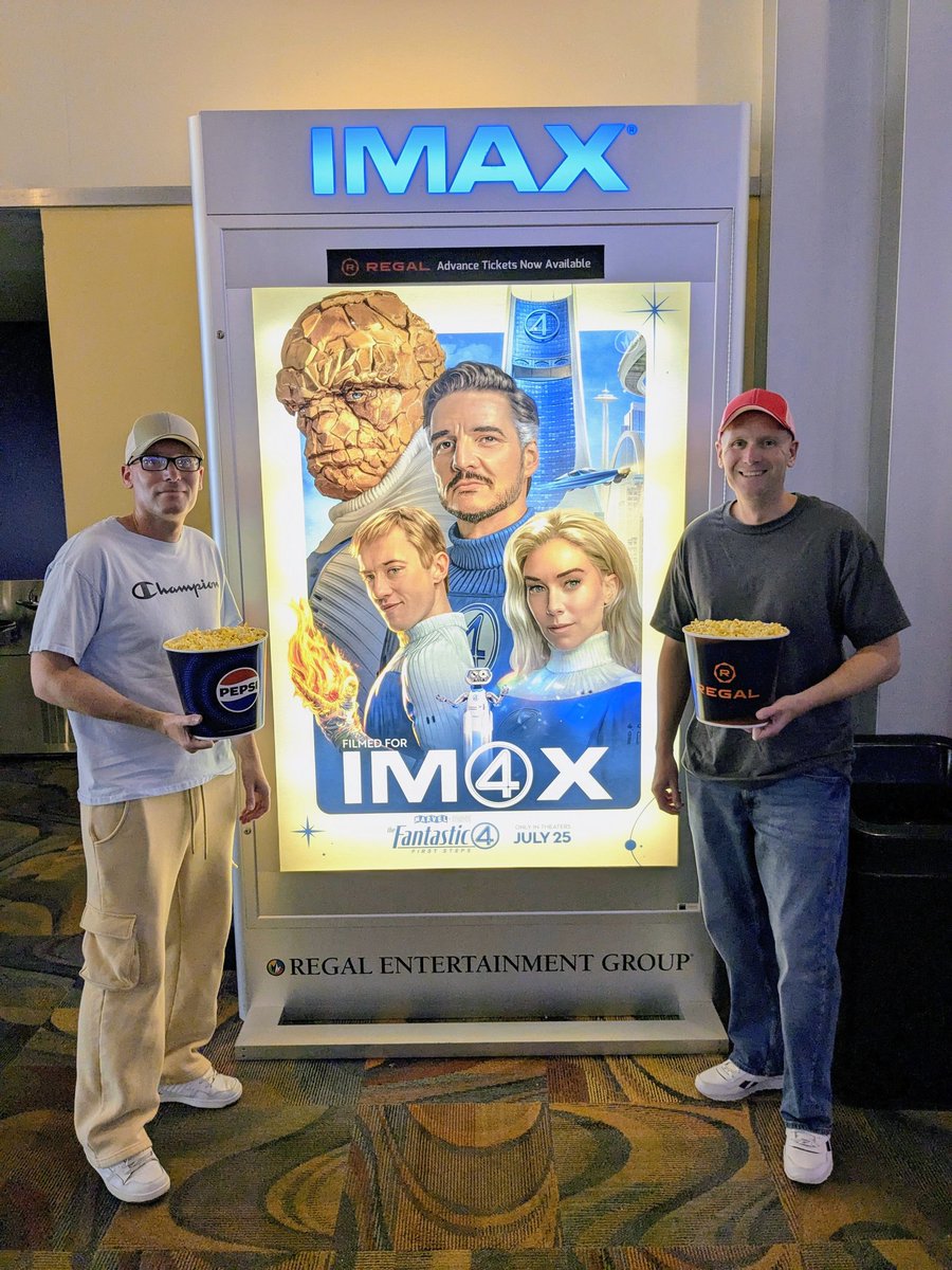 HDMOVIESOURCE's tweet image. Watching The Fantastic Four: First Steps in IMAX tonight! Looking forward to checking out what Marvel’s bringing to the table. Why did Pedro Pascal bring a ladder to the set? Because he’s climbing into every movie these days! I’m really hoping the Avatar: Fire and Ash teaser…