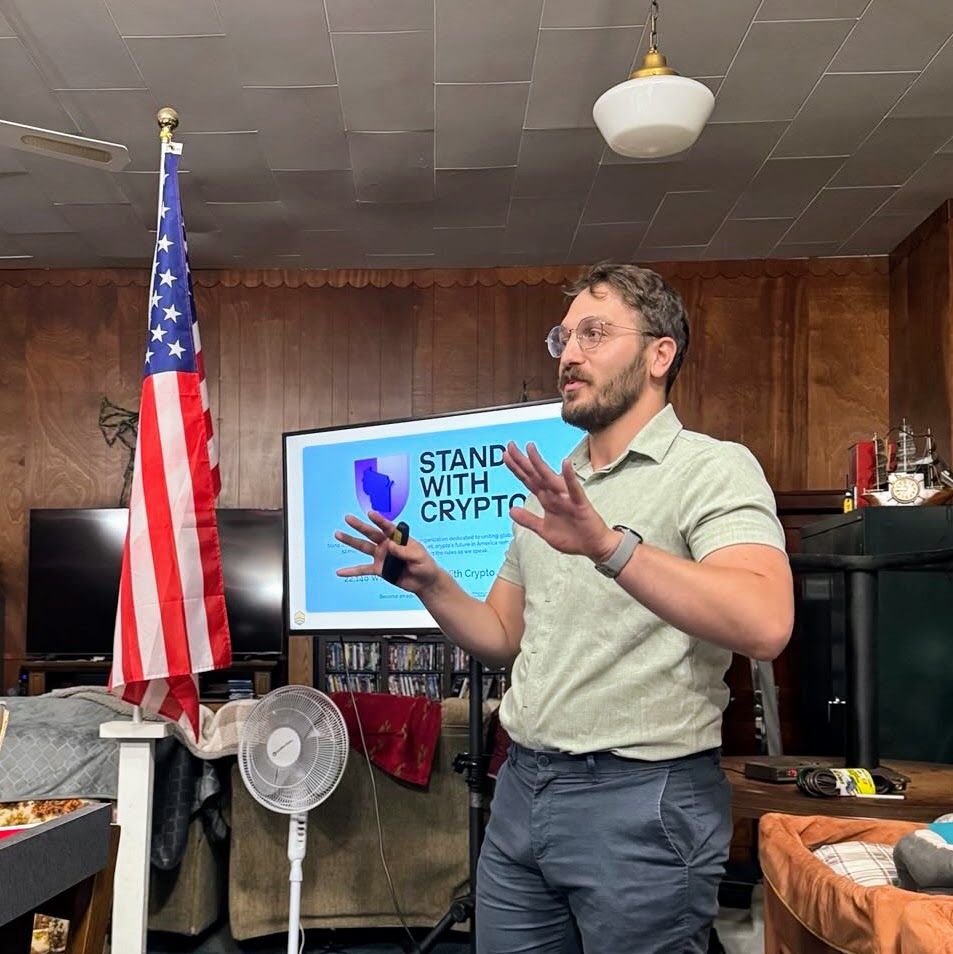 wi_bbc's tweet image. WBBC continues to drive education and advocacy for blockchain technology across the state!
Three of our members delivered an educational presentation at a Juneau County political party meeting this week.
- @fromenator, Founder of @wayfiwireless
- @CullahMusic, @StandWithCrypto…