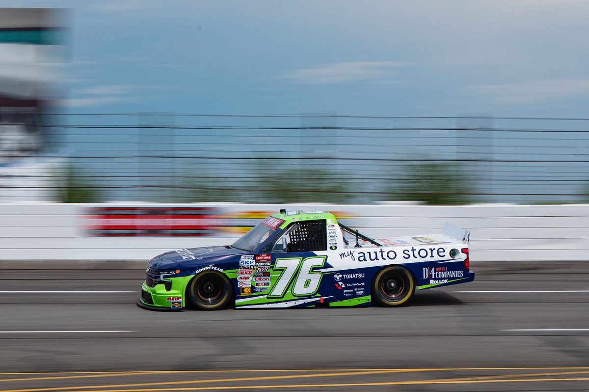 SpencerBoyd's tweet image. 📦 🛻 p25 in Practice but Qualifying was canceled. We roll off 30th time to get to work 🤜🤛 #76 @myautostores Chevy 📦 🛻
@FreedomRacing76