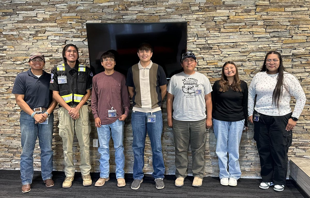 NTUAUtilities's tweet image. It’s National Intern Day!
NTUA is grateful to have welcomed 7 student interns who gained work experience to further expand their skill set. We thank them for their hard work this summer. #NavajoUtilities