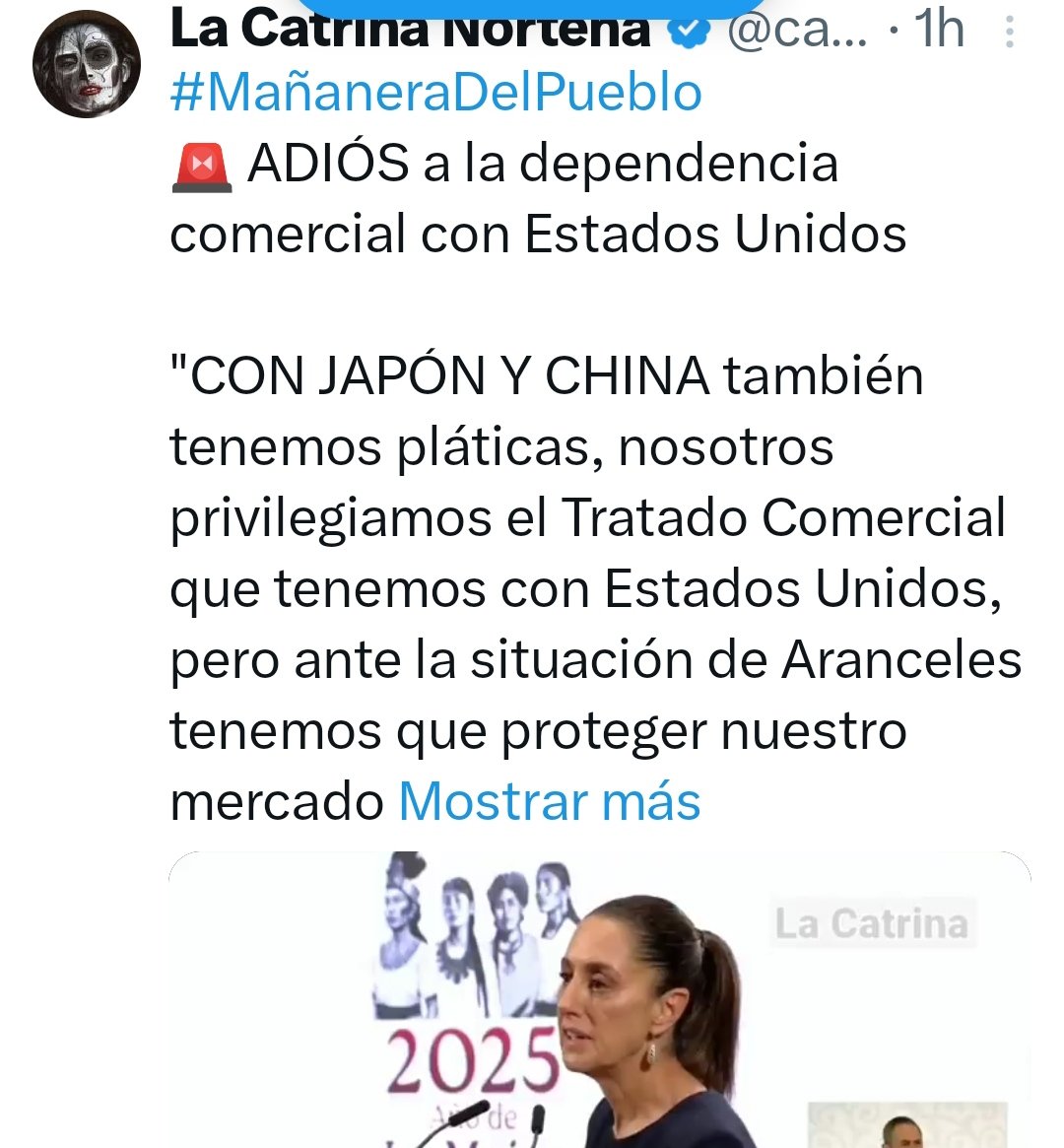 RamirezMagin's tweet image. #ElPuebloConClaudia
Con esta jugada de nuestra presidenta @Claudiashein no solo vamos a tener comercio con todo el mundo.
También es el principio del fin para el neoliberalismo en todos los niveles.
Conservadores fuera también.
México independiente👍👇