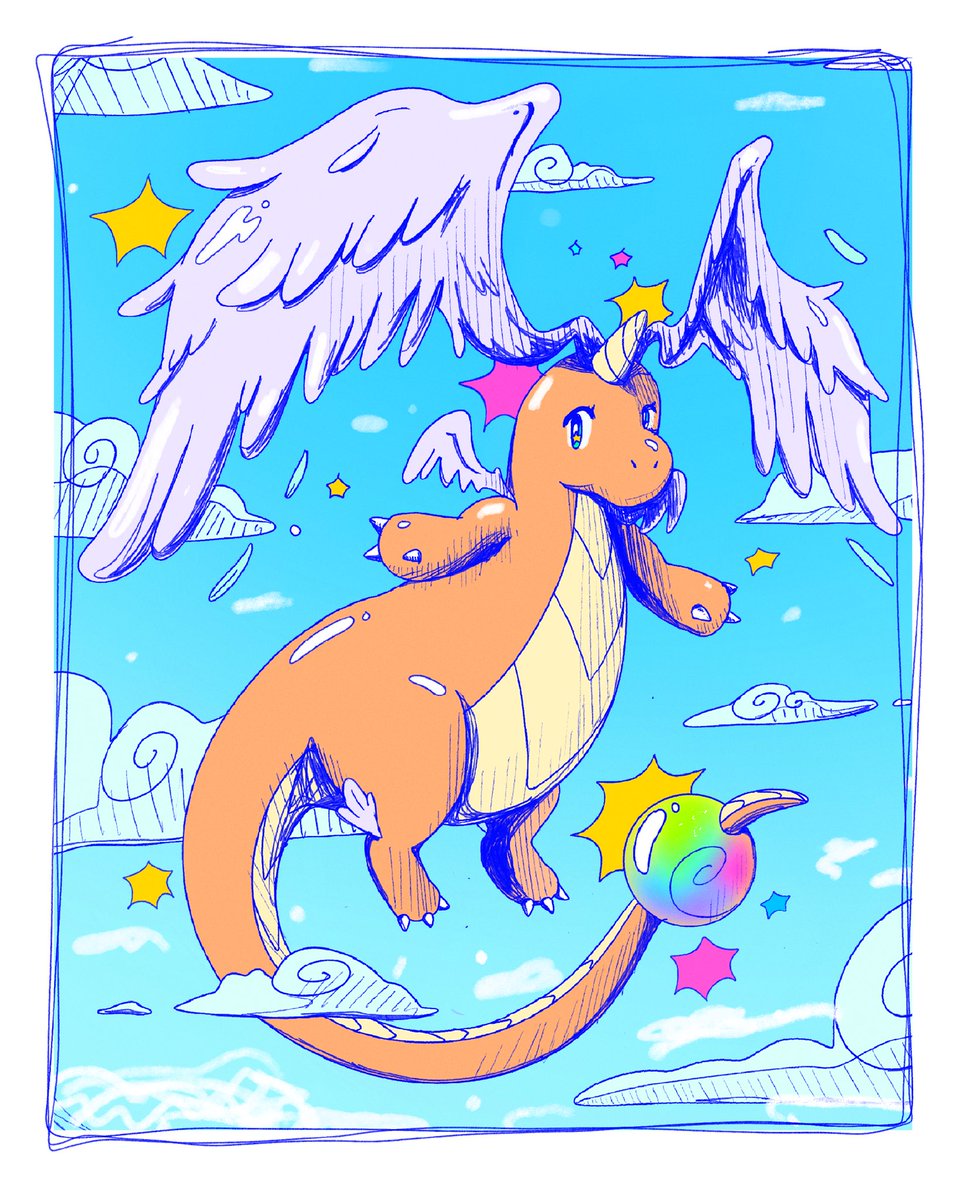 beautiful lil creature 🪽mega dragonite