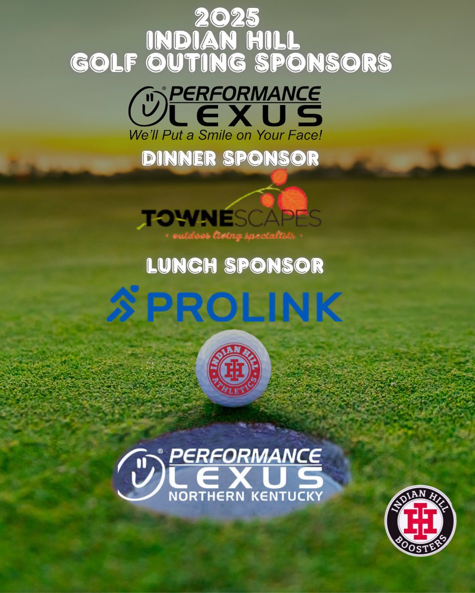 ihbravesad's tweet image. 🎉 A huge thank you to our 2025 Indian Hill Golf Outing Sponsors!
🍽️ Dinner Sponsor: Townscapes
🥪 Lunch Sponsor: Prolink
🍹 Drink Sponsors: MSA Sport, Bob Sumerel Tire, Holzapfel & Lied, and Manley Burke
Your generous support fuels the success of our programs — we couldn’t do…