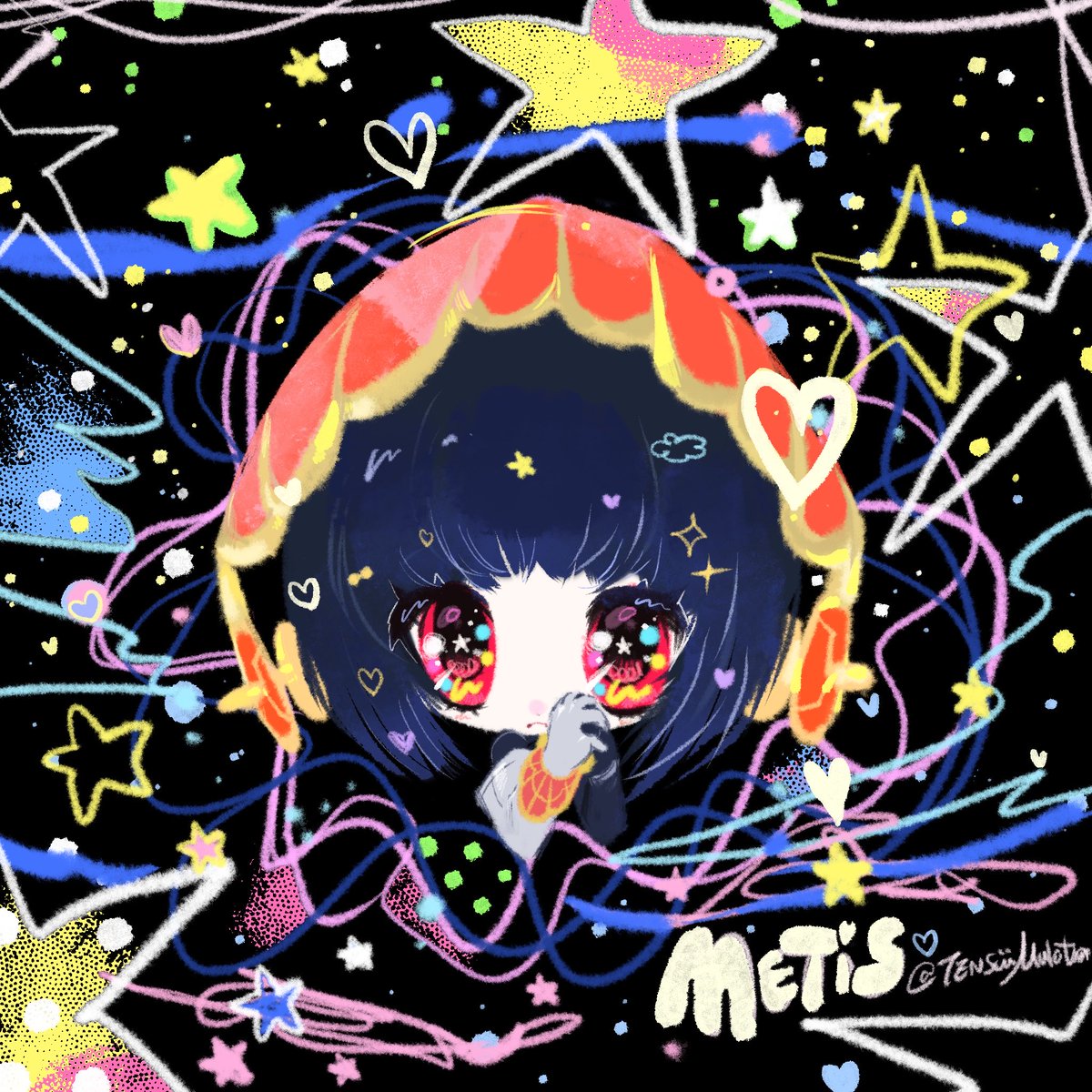 Tensuiimulation's tweet image. Metis doodle