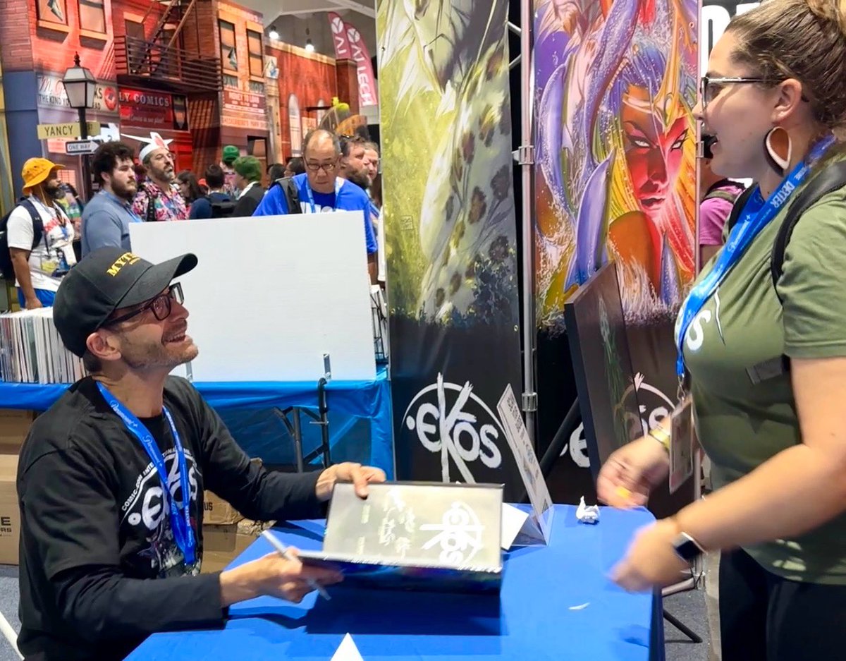 It's been such a joy meeting fans and hearing how Ekos is resonating with all of you. Thanks for making Comic-Con unforgettable!
