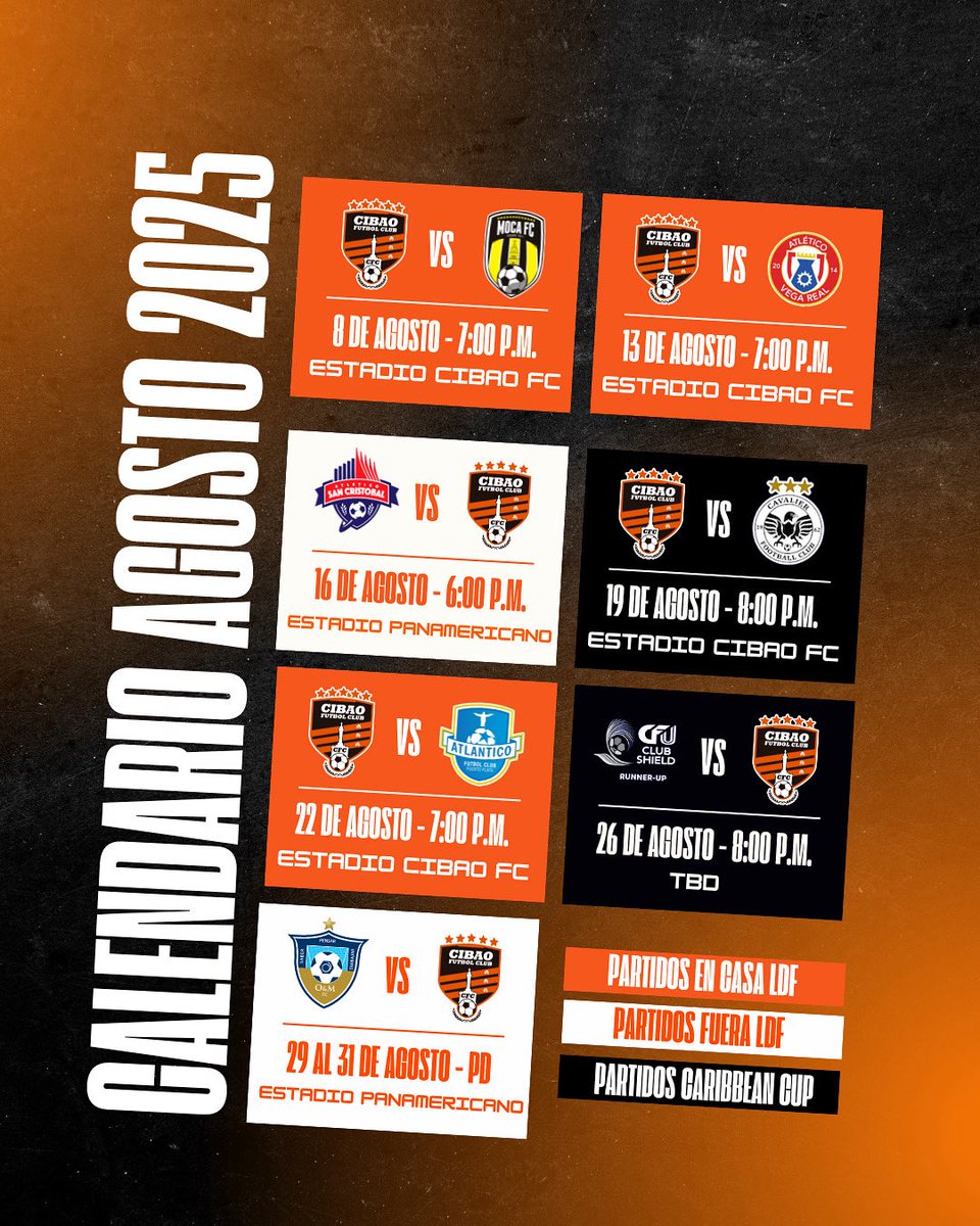 ¡AGOSTO VIENE CARGADO DE MUCHO FÚTBOL! 🔥🧡🙌🏻