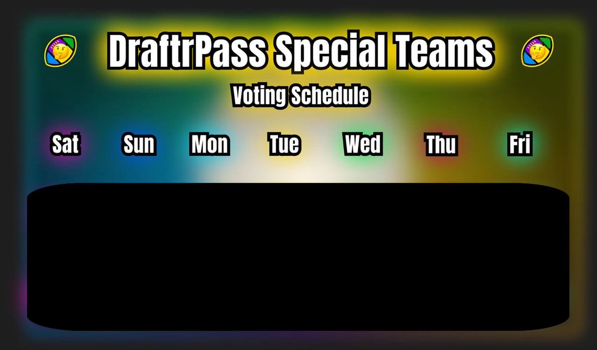 DraftrPass's tweet image. DraftrPass Special Teams

Coming tomorrow