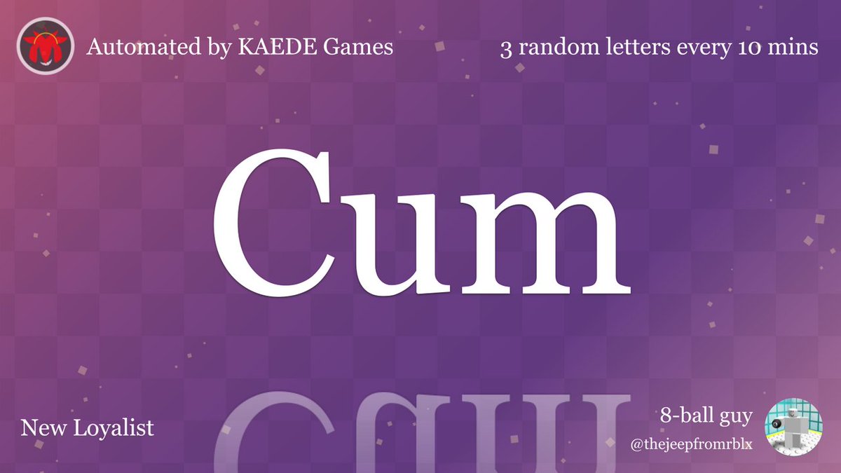 3letter_'s tweet image. Cum