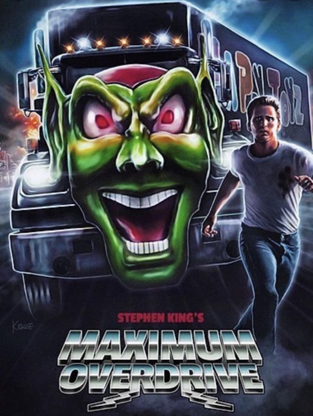RealJimmyDavis's tweet image. July 25, 1986: the film Maximum Overdrive was released in theaters.