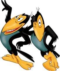 Kegsmum5's tweet photo. @SiobheanG Has to be Heckle and Jeckle https://t.co/fz30EhLj8A