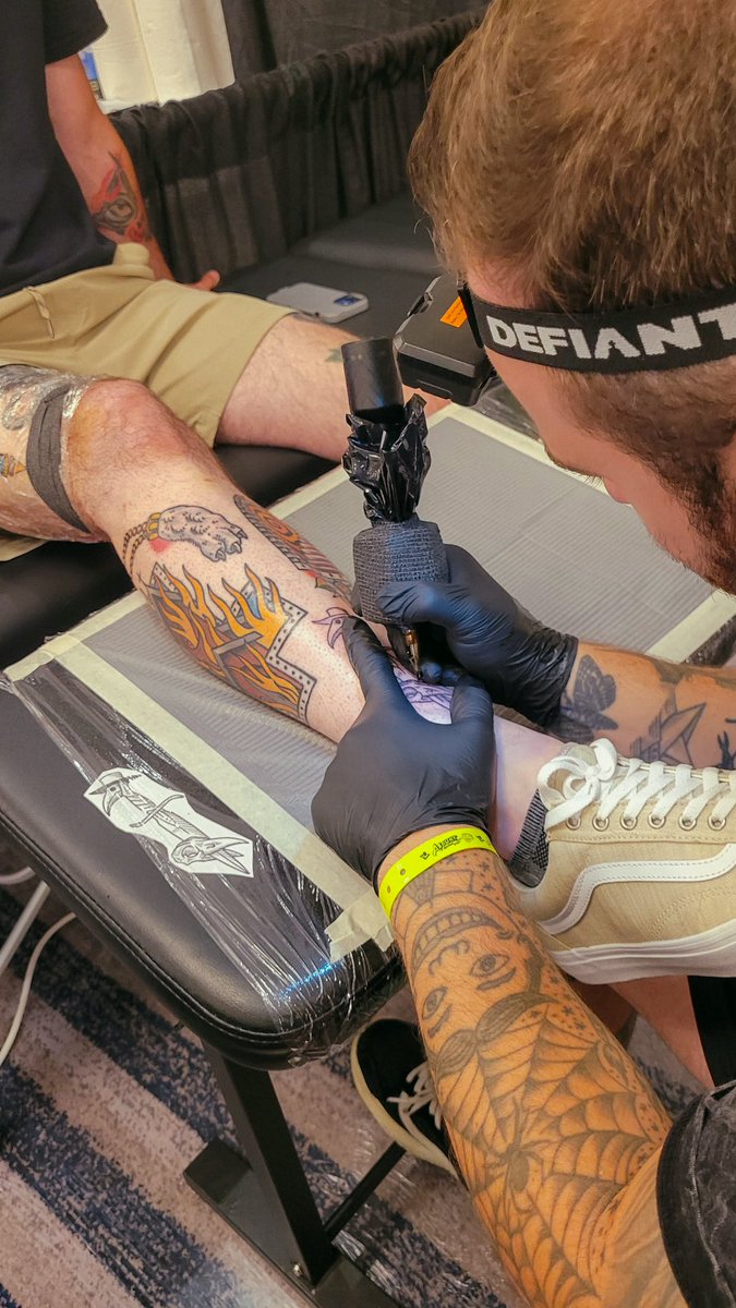 blakeaustinink's tweet image. Plague knife done today at Asbury Tattoo Fest in Long Branch NJ. Come see me here all weekend for tattoos and merch!