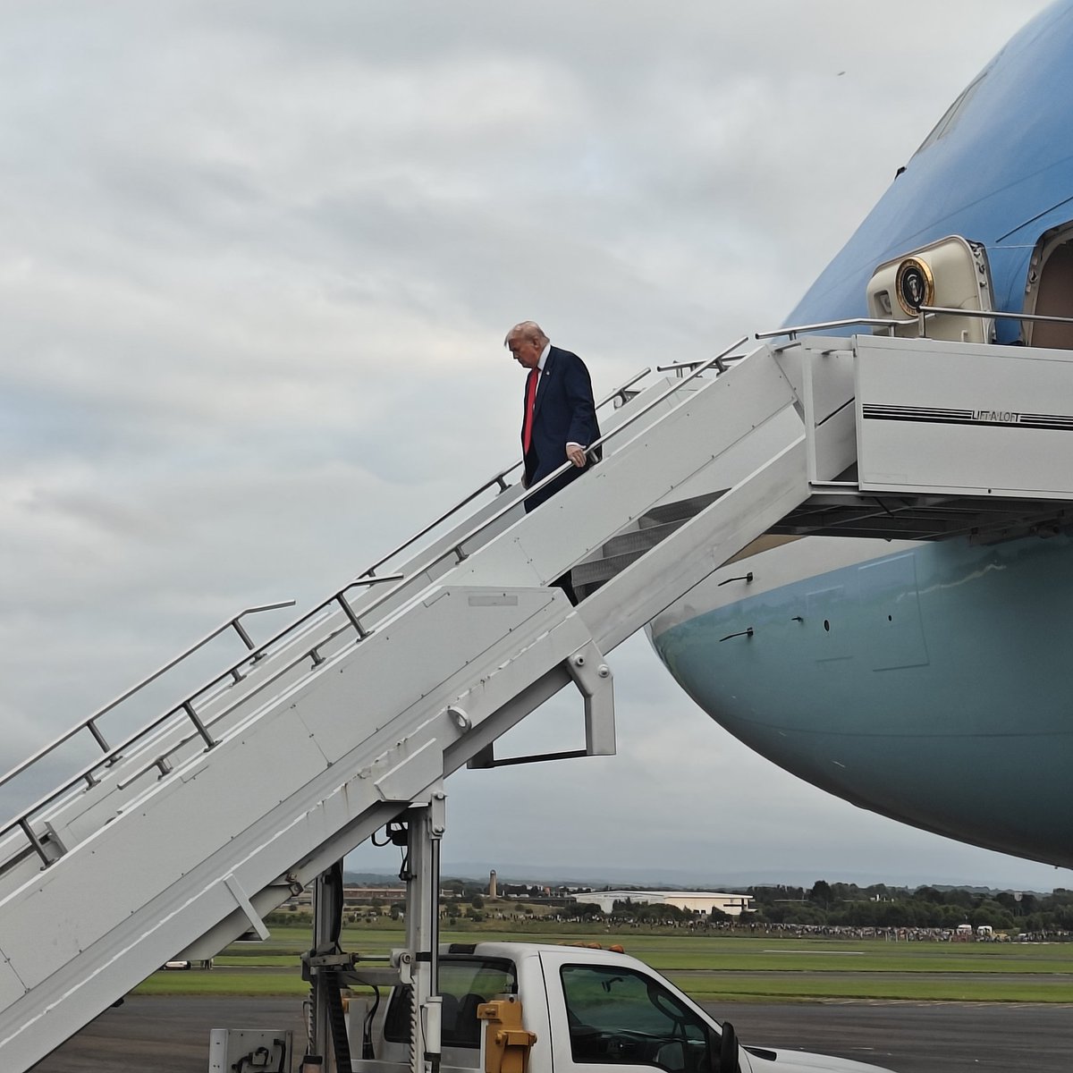 Trump is a huge Elvis fan - wonder if he knows that Prestwick is the only place that Elvis visited in UK?