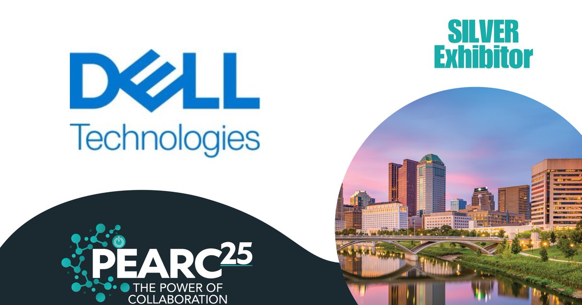 PEARC_Conf's tweet image. ⭐️Big thanks for our Silver Exhibitor, @Dell, for their support in #PEARC25!
#ResearchComputing #HPC #Collaboration