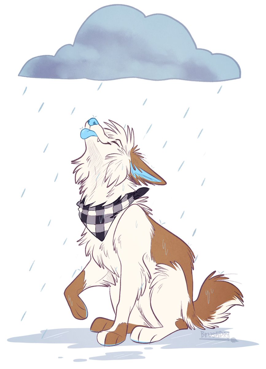 BrushDogArt's tweet photo. it's okay to feel the rain 🌦️ https://t.co/Tq6JIF4zYj