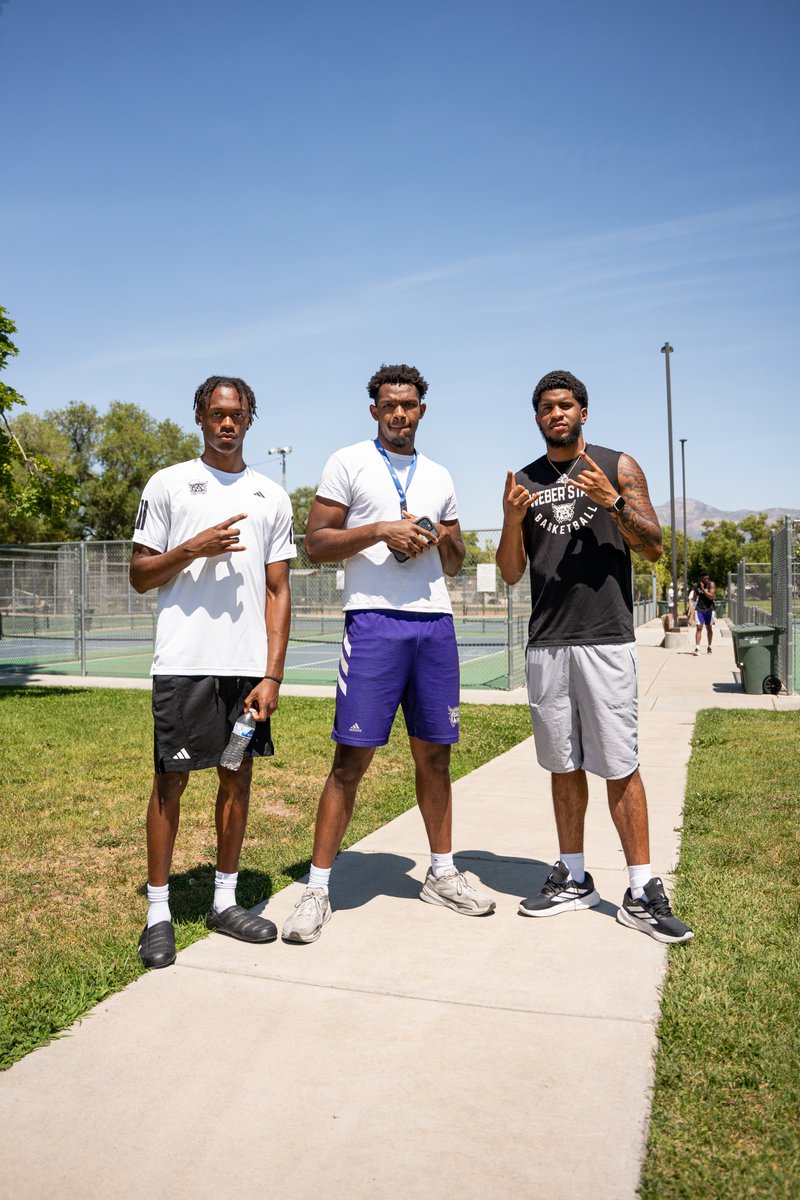 WeberStateMBB's tweet image. A little change of scenery☀️