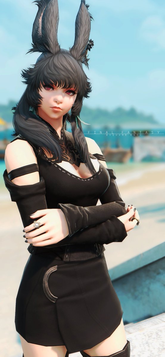 colonel_FF14's tweet image. インした瞬間のうさぎ🐰
#FF14