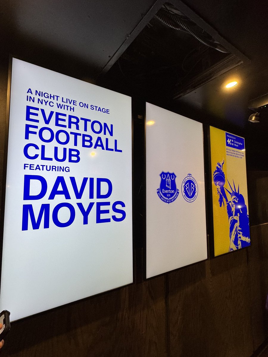 NAToffees's tweet image. Atmosphere building @MenInBlazers @nyc_evertonians @NJ_Toffees