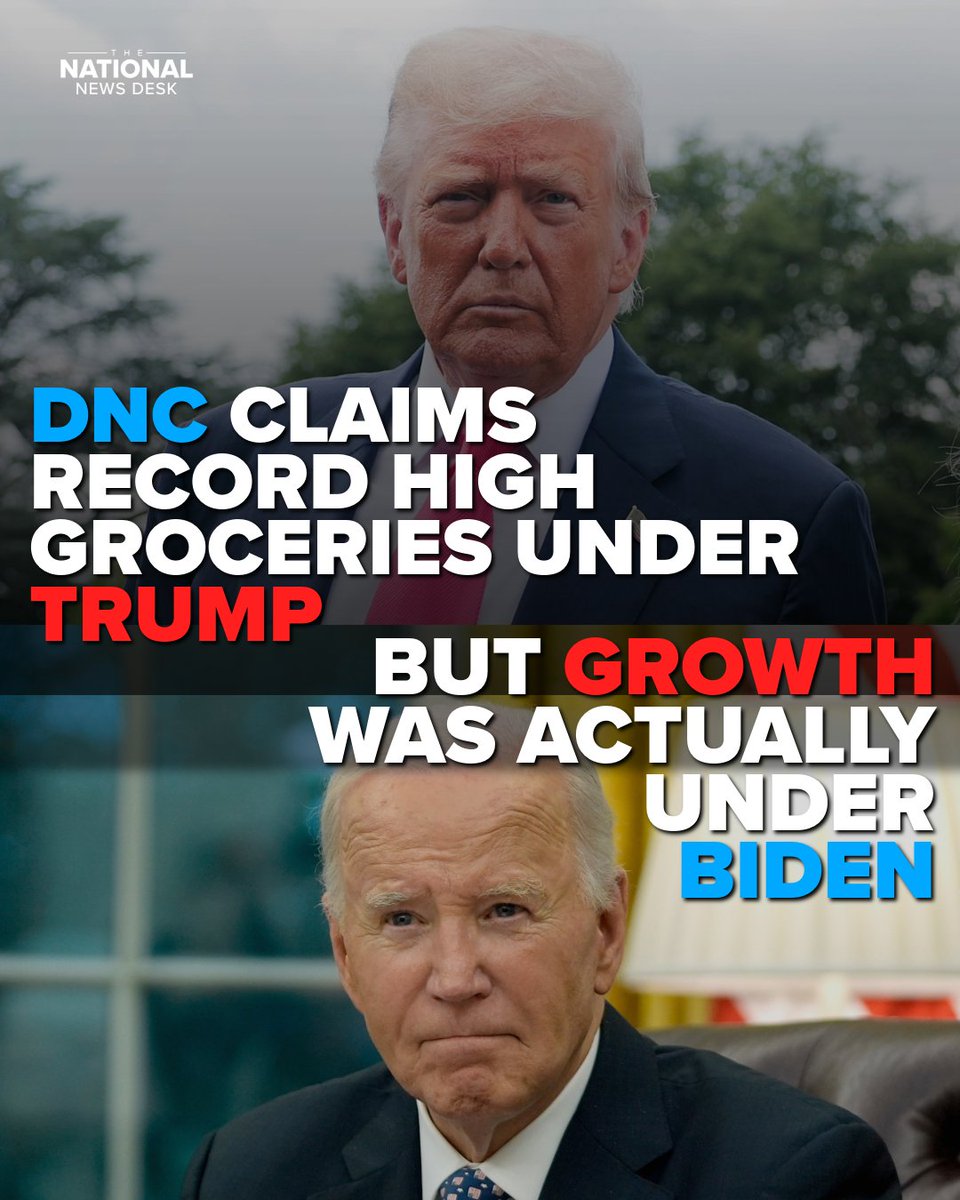 TND's tweet image. Why did the Democrats delete a post displaying changes in grocery prices? bit.ly/459rzxr
