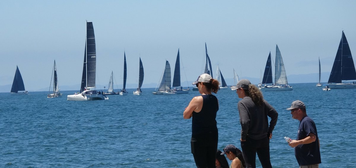 JohnPalminteri's tweet image. In its 53rd year the prestigious Santa Barbara to King Harbor (Redondo Beach) race is underway. It is 80 nautical miles. The boats took off towards the Channel Islands at noon. Some will arrive tonight. Some will arrive Saturday morning.