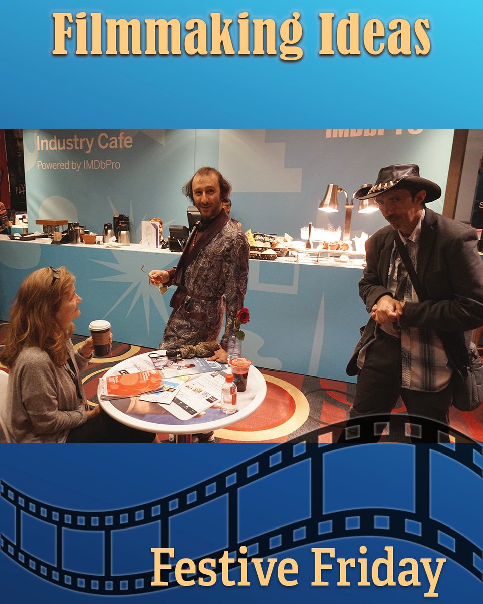 You can meet all sorts of fun and interesting characters at film festivals.

#FilmTips #FilmFestivals #TIFFindustry #FestiveFriday