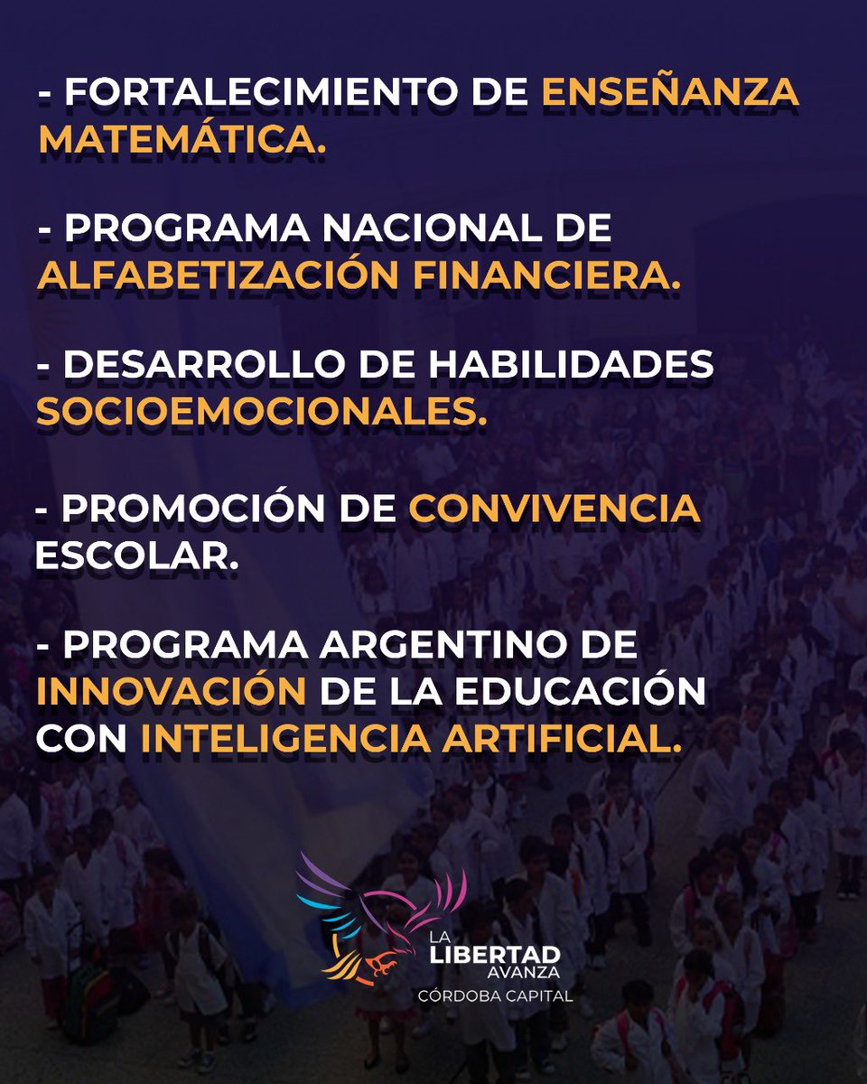 LLA_CbaCapital's tweet image. La educación es prioridad. 📚
El gobierno nacional anunció una serie de medidas para renovar e innovar en materia educativa. 📖
La actualización en la materia es fundamental para sacar adelante el país. 🙌🏻