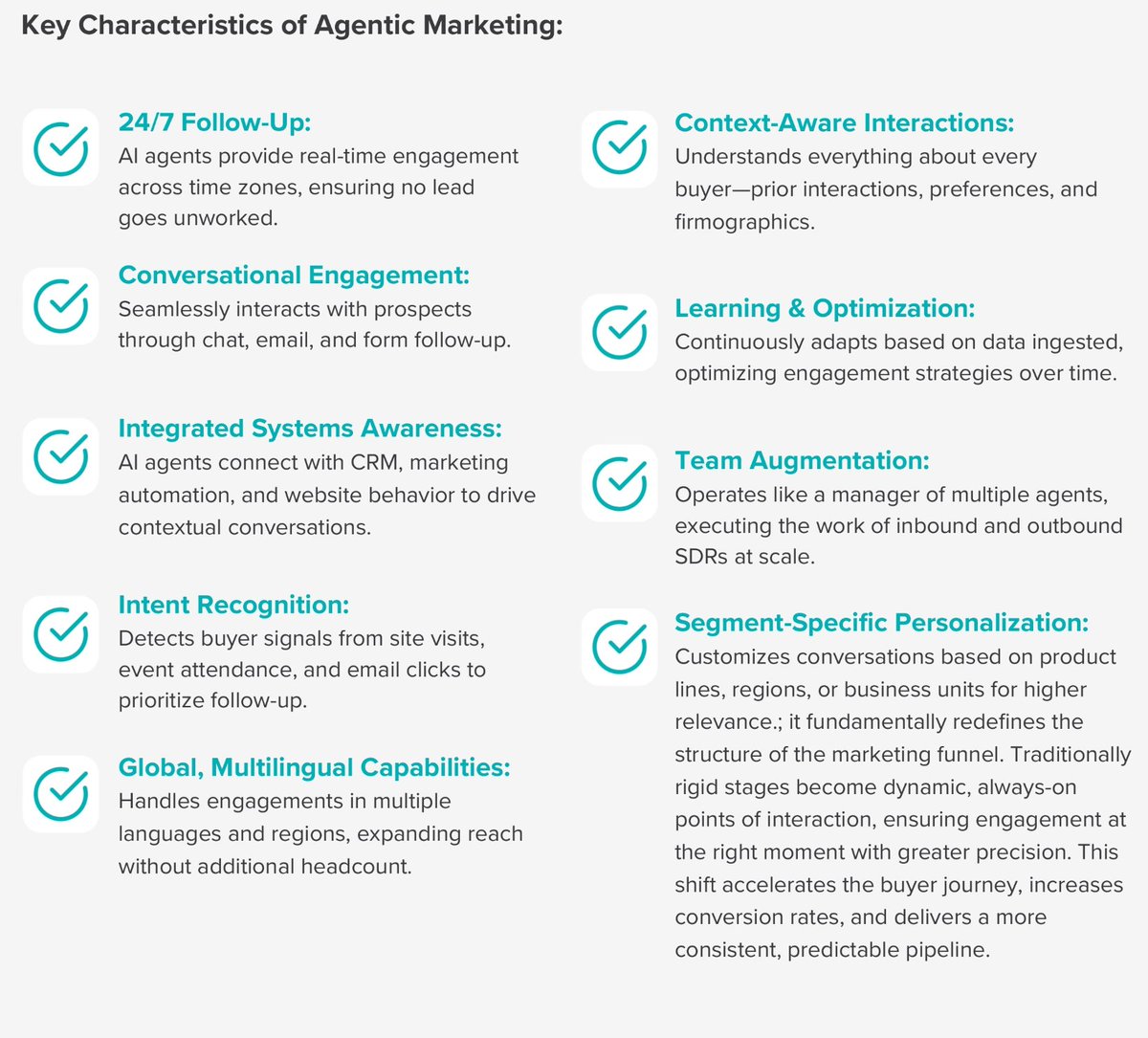 We teamed up with GTM Partners to publish the Agentic Marketing and the Collapse of Traditional Funnels, and the message is loud and clear:

The traditional funnel can’t keep up with today’s buyers—or tomorrow’s pipeline goals.

Inside the report:
✅ Why up to 80% of inbound