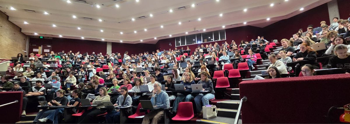 Great to see the excellent gathering of HSC students for our annual lectures. Thanks to all lecturers and committee members for making it happen.