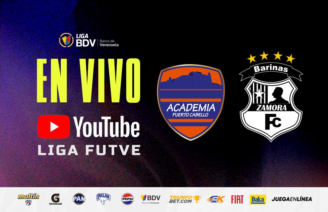 LigaFUTVE's tweet image. ⚔️ • @la_academiapc 🆚 @ZamoraFutbolC
📲 • En vivo: tinyurl.com/bb2wuft