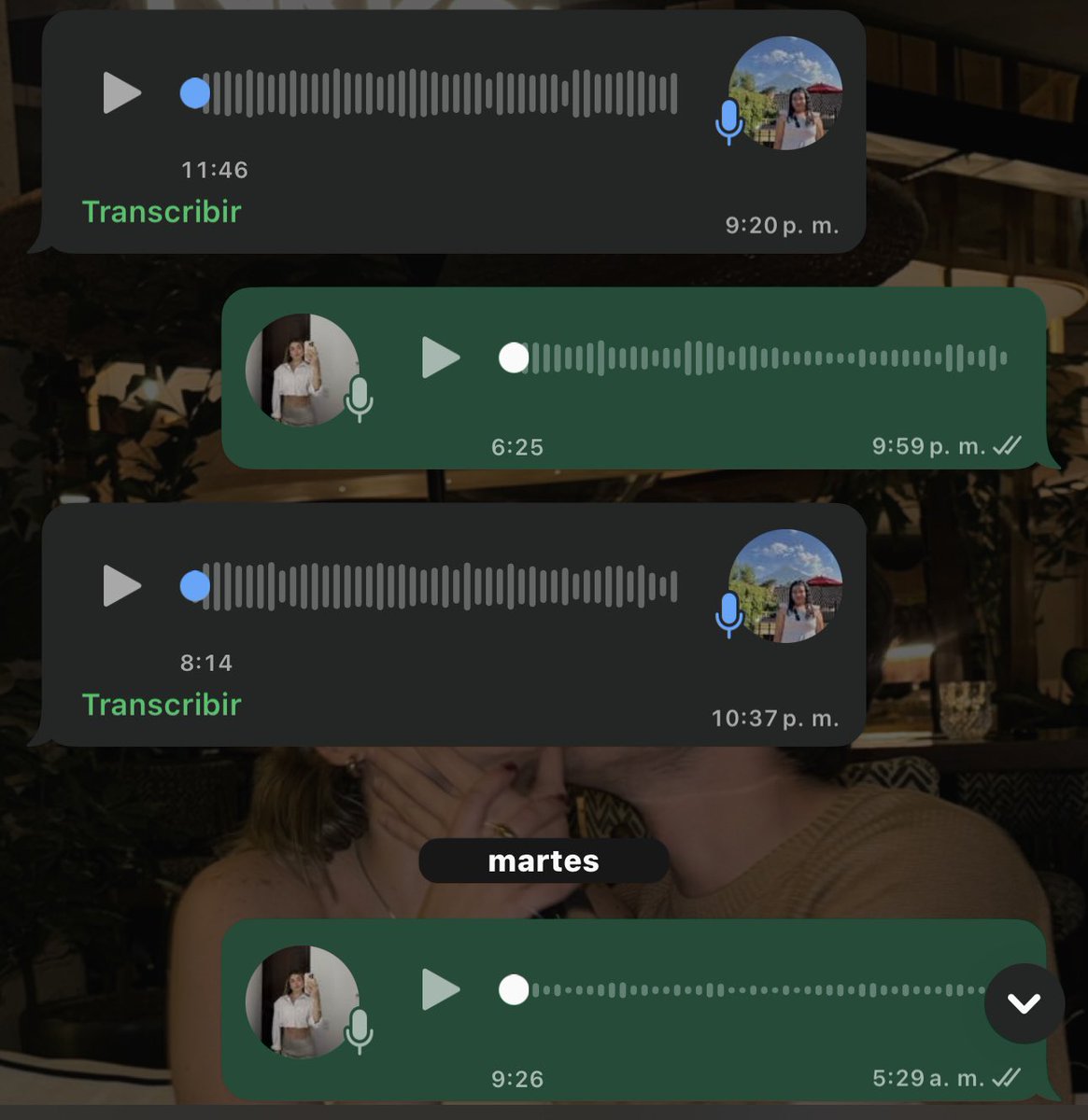 el chat con <a href="/andreaajimee/">andrea ☻</a> se define en mandarnos audios/podcasts contándonos todo lo que nos pasó en el día, en vez de llamarnos 🥰