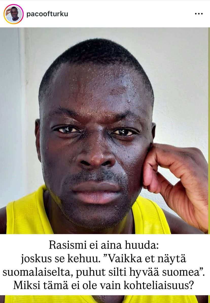 JyriTallgren's tweet image. Pane muistiin.
Älä kehu ulkomaalaisen suomen kielen taitoa, tai olet rasisti.
Hohhoijaa.