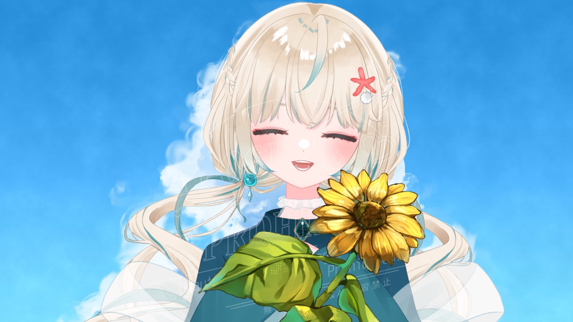 ひまわり様♡ ひまわり柄 向日葵柄 ニット生地 難あり！の通販 by wenby's