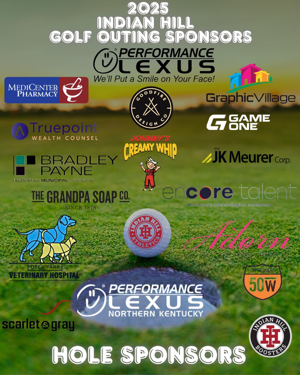 ihbravesad's tweet image. 🎉 Big THANKS to our 2025 Indian Hill Golf Outing Sponsors!
⛳ Long Drive: @RedTreeInvest, @Sorinex
🍹 Bar: @ZipfelCapital
🏌️♂️ Putting Green: @CushWake, Katie Cousino – Coldwell Banker
🕳️ Hole Sponsors: From healthcare to tech & more—your support drives us!
📅 See you July 28!⛳️…