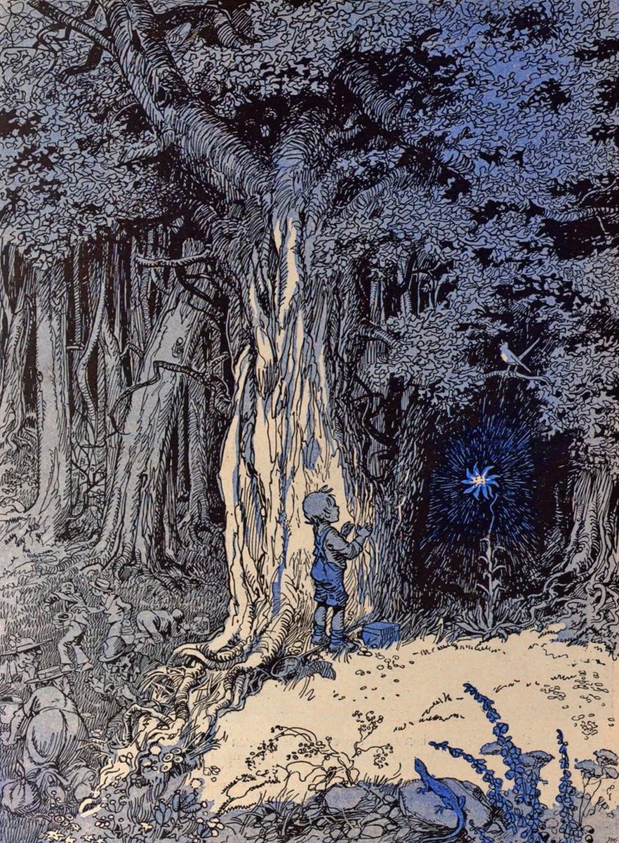 soulful_indigo's tweet image. βDie blaue Blumeβ
by Fritz Gareis (1917)