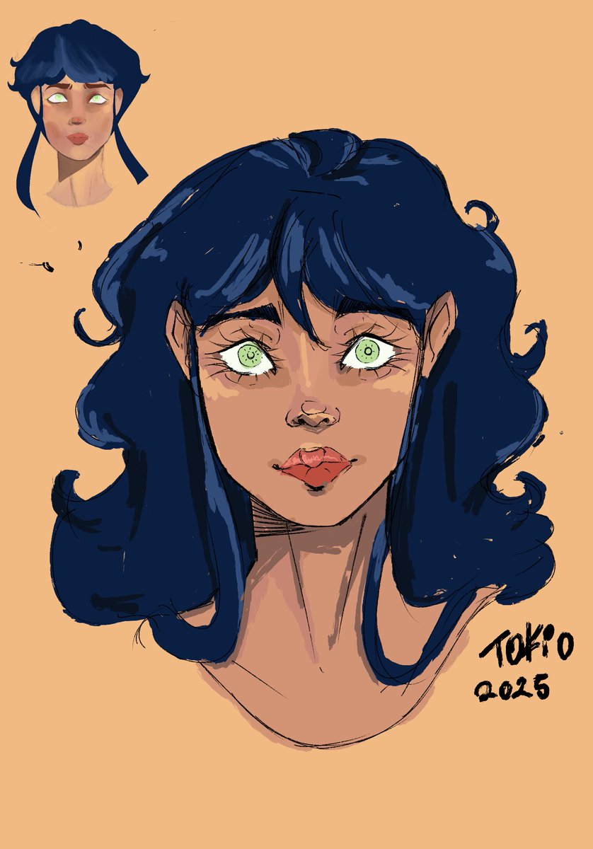 TIAT0KI0's tweet photo. Refazendo um desenho de 2024 #DigitalArtist #artfight2025 #ArtistOnTwitter #digitalpainting https://t.co/mq74f99GE2