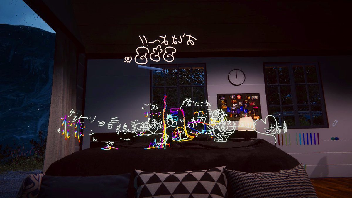 astrid_430's tweet image. たまには筆談もいいね

#VRChat日記