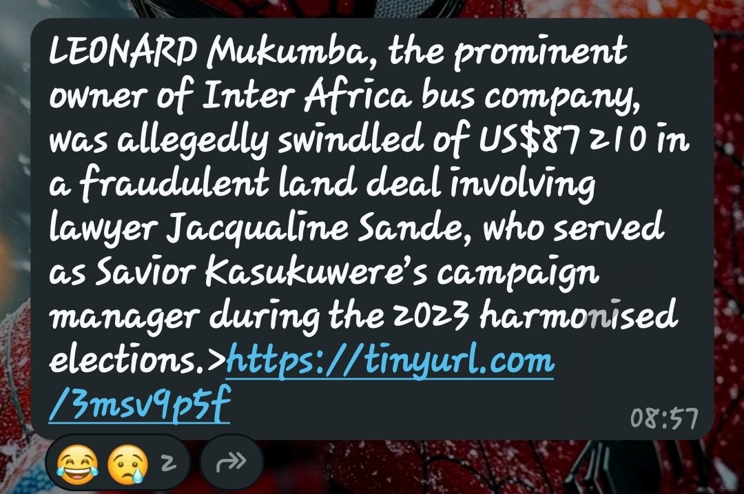 gideonvic300's tweet image. What prompted the Daily News to highlight the intriguing line, "who saved as Savior Kasukuwere's campaign manager?" There's got to be an interesting backstory there!