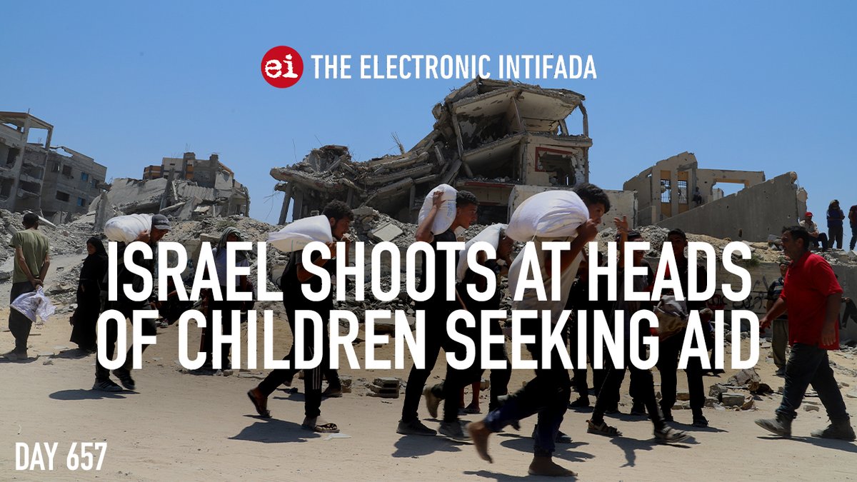 Israel shoots at heads of children seeking aid, with @NoraBF

YouTube: trib.al/L9cnkgr
Rumble: trib.al/3nI12PY
