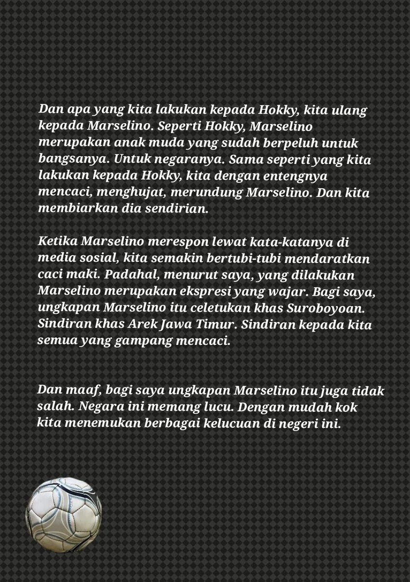 fim_mifta's tweet image. Jari-jari kita ini benar-benar rajin “berkomentar”. Setelah Hokky, kini Dion dan Robi.