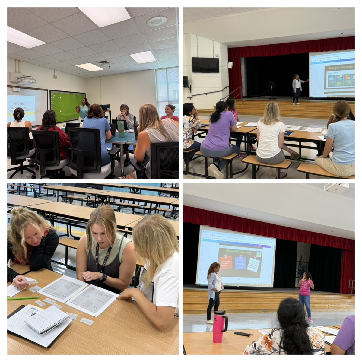 Unpacked, revealed the <a href="/AbbottsHillES/">AbbottsHillES</a> reno, shared glows and grows, spent time just being together, and set the vision for this year!  We have our “hold tights” established.  🚙by growth,⛽️ by teamwork, 👀 us glow!!! <a href="/FultonCoSchools/">FultonCountySchools</a> <a href="/FultonZone6/">Brian P Downey</a> <a href="/MelissaMusto6/">Melissa Musto</a> <a href="/jennifer_henn/">Jenn Henn, Ed. S.</a>