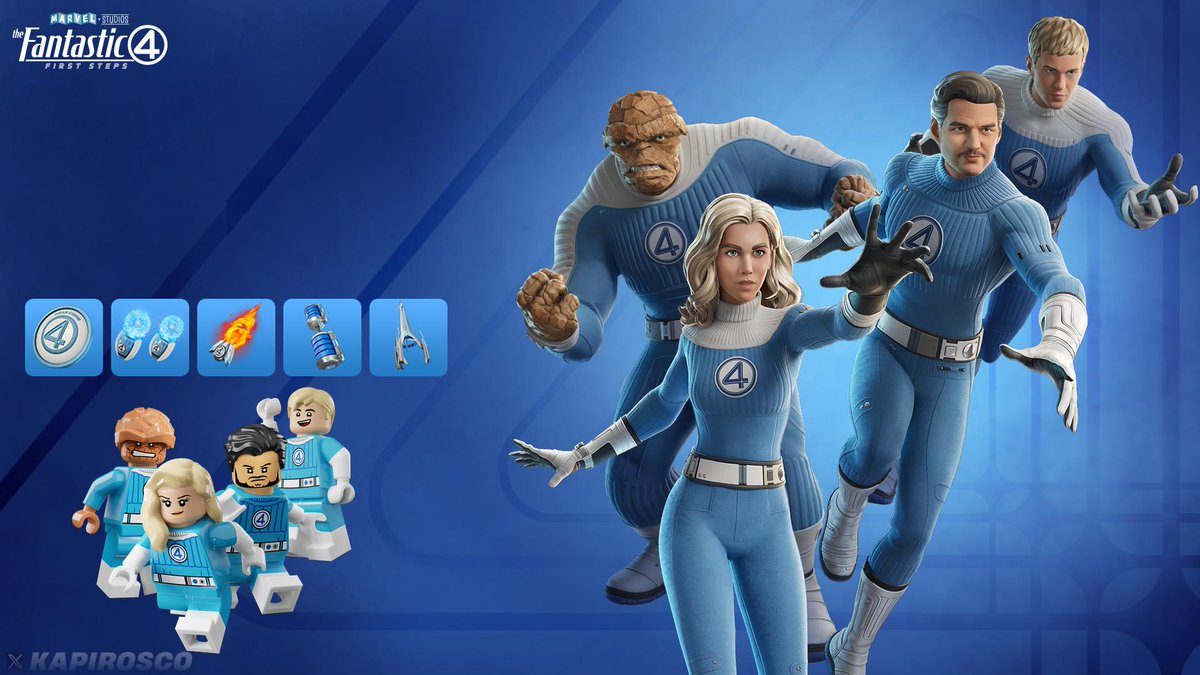 Kapirosco's tweet image. 🖼️ Nova Billboard para a Loja de Itens #Fortnite!
📦 Quarteto Fantástico: Pacotão de 21 Itens
