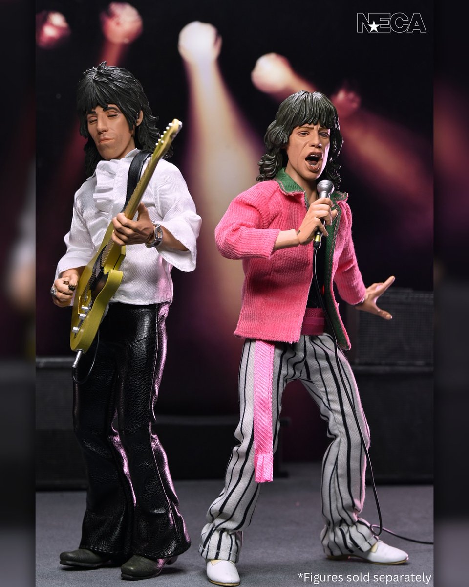 Toyark's tweet image. SDCC 2025 – NECA Rolling Stones Figures toyark.com/2025/07/25/sdc… #toyark #actionfigures