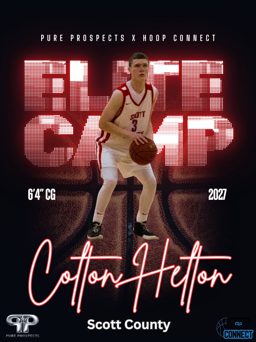 Pure_Prospects's tweet image. 🔒 Locked In & Registered!
Class of 2027 | 6’4” CG
Colton Helton @Coltonhelton23
📍 Scott County (KY) | @KYFutureElite27
💥 Puma NXTPRO Circuit | @PRO16League
Helton is set to take the floor at the Pure Prospects X Hoop Connect Elite Camp on August 9 in Madisonville, KY! 🏀
A…